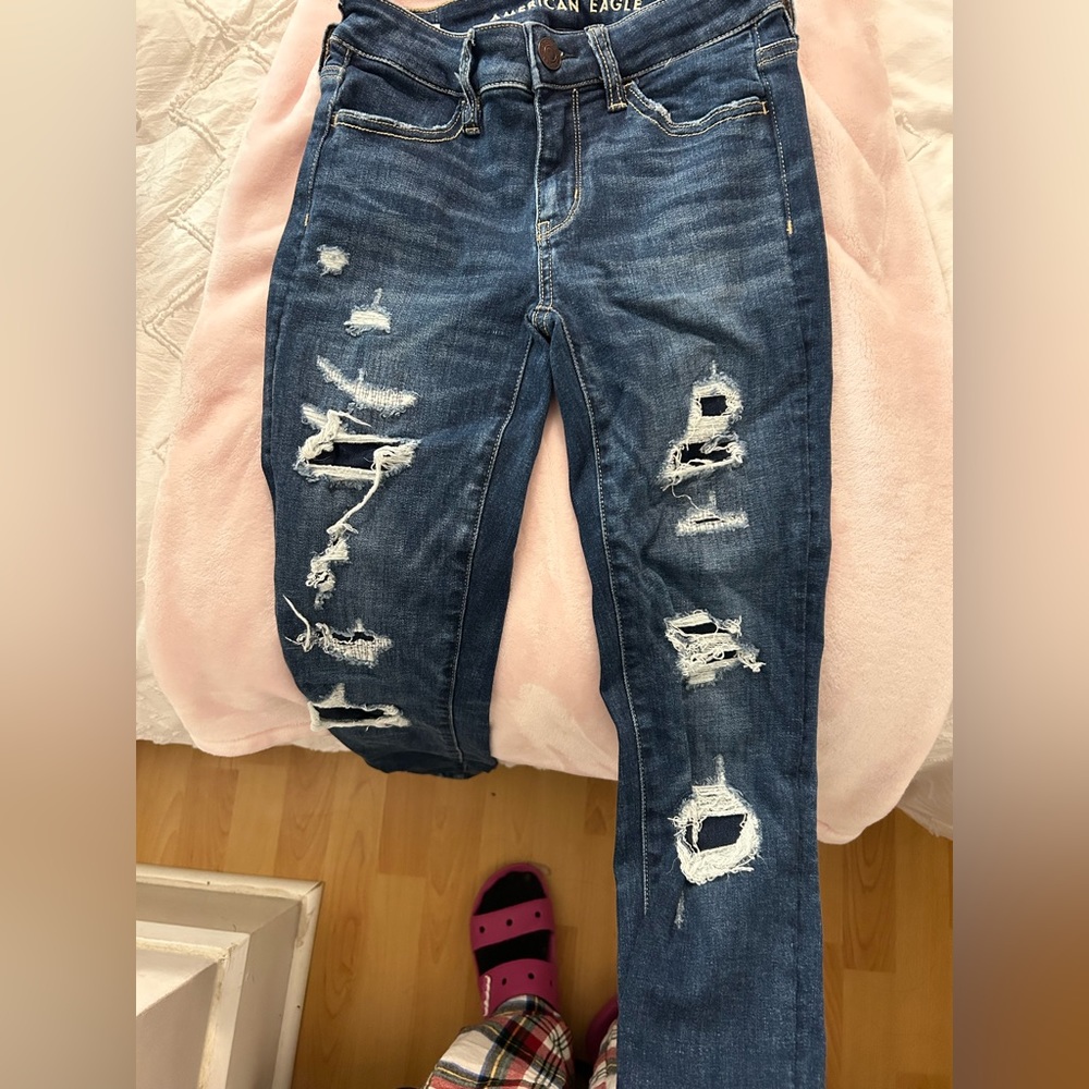 American Eagle Jeans with rips